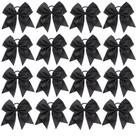 Lazos de Pelo Brillantes Cheer Hipcheer Negro 16 unidades para Niñas