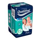 ldas Descartáveis Geriátrica Qualifral EG 7 Unidades
