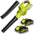 Leaf Blower LAZYBOI sem fio 21V com 2 baterias e carregador