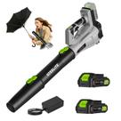 Leaf Blower Steelite 21V sem fio 150 MPH 600 CFM 2 baterias
