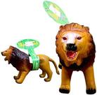 Leão Animal De Brinquedo Vinil Macio Com Som Leão Animal De Brinquedo Vinil Macio Com Som
