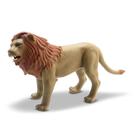 Leão Brinquedo Animal Realista Articulado Vinil 27cm- Silmar