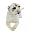 Leão de pelúcia filhote deitado realista - 34 cm - Fofy Toys Leão de pelúcia filhote deitado realista - 34 cm - Fofy Toys
