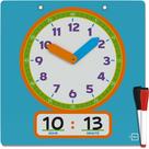 Learning Clock Scribbledo Writable Dry Erase para crianças