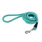 Leash Coastal Rope Teal 1,3 cm x 1,8 m de nylon trançado macio