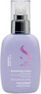 Leave-in Alfaparf Semi di Lino Smooth Cream 125ml controla frizz hidrata alinha e protege os fios