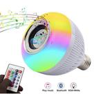 Led Bulbo RGB 6W E-27 com som Bluetooth 3w Fontek