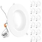 LED Can Lights Sunco Lighting de 6 polegadas 965LM 6000K regulável