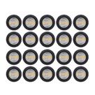 LED Clearance Bullet Marker Lights TMH, pacote com 20
