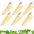 LED Grow Light Barrina 2 pés T8 144 W, 800 W, equivalente a 800 W, pacote com 6