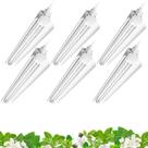 LED Grow Light Barrina 2FT 144W 5000K Full Spectrum, pacote com 6
