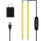 LED Grow Lights iPower 20W Full Spectrum com temporizador de 2 tubos