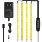LED Grow Lights iPower 60W Full Spectrum com temporizador de 4 tubos