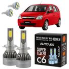 LED H7 Super Branca Farol Baixo Automotiva GM Meriva Todos