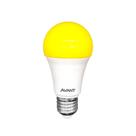 Led Lampada Pera Anti - Inseto 12w Amarelo Bivolt - AVANT
