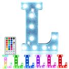 LED Marquee Letter Lights Pooqla Colorful Glitter Silver L