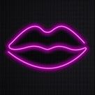 Led Neon em Acrílico - Boca 0,50 x 0,29cm