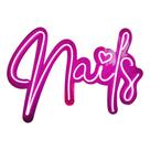 led neon nails - 43cm acompanha fonte
