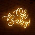 Led Neon Oh Baby - Letreiro Luminoso