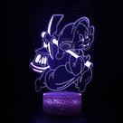 LED Night Light Dwarfs 3D que muda de cor para crianças e crianças