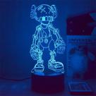 LED Night Light Gloomys 3D que muda de cor para crianças com base LED Night Light Gloomys 3D que muda de cor para crianças com base