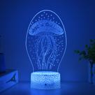 LED Night Light Jellyfish 3D que muda de cor para crianças