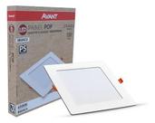 Led Painel Pop Embutir Branco Quadrado 22 BR6500K 18w Bivolt AVANT
