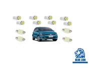 Led Pingo E Torpedo Vw Fox 2g Farolete Placa Teto Ré Kit