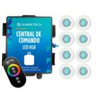 Led Piscina - Kit 8 Pratic SMD com Central e Controle Touch