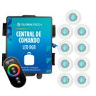 Led Piscina - Kit 9 Pratic SMD com Central e Controle Touch Led Piscina - Kit 9 Pratic SMD com Central e Controle Touch