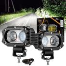 LED Pod Light Auxbeam 4 pulgadas 60W Haz Puntual para Camión 2 Piezas