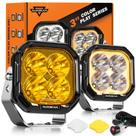 LED Pods Auxbeam Color Play Series Haz Spot 3 100W LED Pods Auxbeam Color Play Series Haz Spot 3 100W