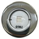 Led Rgb 10w Inox Refletor Premium Iluminação Piscina 12Vcc