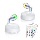 LED RGB Spotlight HFCDL pequeno operado por bateria com controle remoto
