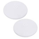 LED RV Puck Light Facon 3,5" com interruptor 12V DC 4000K, pacote com 2