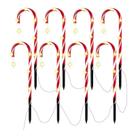 LED Solar Candy Cane Lights Simulação ao ar livre à prova d'água LED Solar Candy Cane Lights Simulação ao ar livre à prova d'água