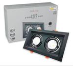Led Spot Evidence Duo Preto Fosco Luz Fria, Neutro E Quente 110v/220v