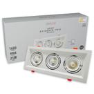 Led Spot Evidence Trio Branco Fosco Luz Fria Neutro E Quente 110v/220v