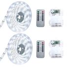 LED Strip Lights Marreal, alimentado por bateria, 4 m à prova d'água