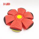 LED voando UFO Flat Throw Disc Ball com luz LED Toy Kid O LED voando UFO Flat Throw Disc Ball com luz LED Toy Kid O