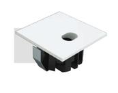 Ledart Balizador Mini Ion Quadrado Branco 3000k Ip65 24523