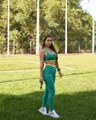 Leg Fitness - Verde bandeira com amarelo