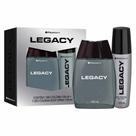 Legacy Phytoderm Kit Perfume Masculino Deo Colônia + Body Spray