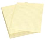 Legal Pad School Smart Canary 21,6 x 27,9 cm, pacote de 50 folhas, 12