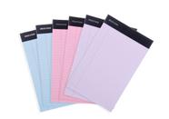 Legal Pads Mintra Office Basic Pastel, 5 x 8 polegadas, 50 folhas, pacote com 6 Legal Pads Mintra Office Basic Pastel, 5 x 8 polegadas, 50 folhas, pacote com 6