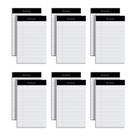 Legal Pads Oxford, 5 x 8 cm, pacote com 12 folhas estreitas