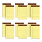 Legal Pads Tops The Legal Pad, 5 x 8 cm, 50 folhas, pacote com 12