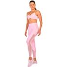 Legging Alto Giro Recorte Tule Feminina Legging Alto Giro Recorte Tule Feminina