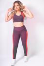 Legging Azzam Fit Duo Azul e Vermelho Sintonia Legging Azzam Fit Duo Azul e Vermelho Sintonia