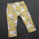Legging Baby Básica Estampada Cor:Amarelo OvelhaTamanho:RN